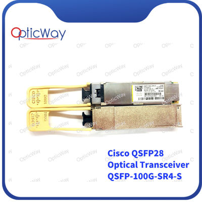 100m OM4 QSFP28 Transceiver Module QSFP-100G-SR4-S MMF 850nm