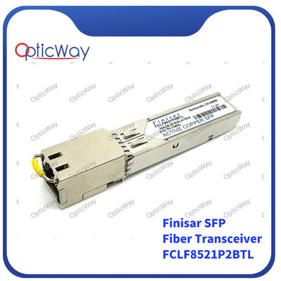 El sistema de transmisión de fibra de cobre SFP Finisar FCLF8521P2BTL 10/100/1000BASE-T